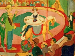 I. cirkuszi kép: Art lovas alkotó: August Macke
