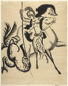 Szent György alkotó: August Macke
