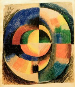 Színes kör II (nagy) alkotó: August Macke