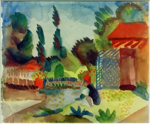 Kerti fészer alkotó: August Macke