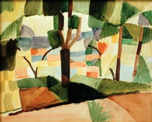 Kandern IV alkotó: August Macke