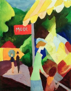 Divat kirakat alkotó: August Macke