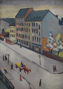 A mi utcánk Grau alkotó: August Macke