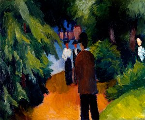 Park tóval alkotó: August Macke