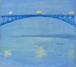 Rajna-híd este alkotó: August Macke