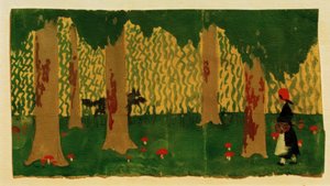 Piroska alkotó: August Macke