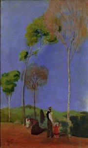 babakocsi alkotó: August Macke