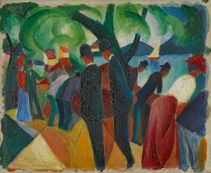 Séta a hídon alkotó: August Macke