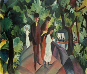Séta a hídon alkotó: August Macke