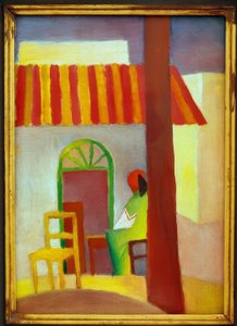 Török kávézó I. alkotó: August Macke
