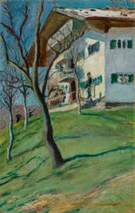 A kis házikónk Tegernsee-ben alkotó: August Macke