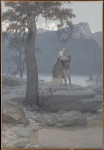 Búcsú (Frithiof sagájából) alkotó: August Malmström