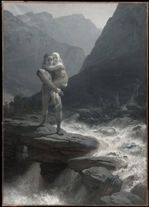 Frithiof és Ingeborg (a Frithiof-sagából) alkotó: August Malmström