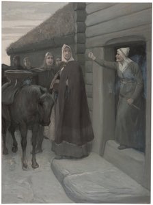Illusztráció a Njal-saga című műhöz alkotó: August Malmström