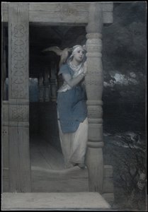 „Ingeborg siratója”, illusztráció a Frithiof-saga új kiadásához, Esaias Tegnér alkotása, 1888-ban jelent meg