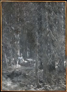 Frithiof megkísértése (Frithiof sagájából) alkotó: August Malmström