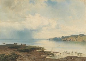 Német: Lovak a tengerparton