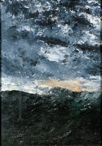 Tájkép, tengeri táj: Vågen VIII (VIII. hullám) alkotó: August Strindberg
