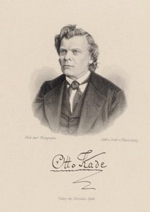 Otto Kade zeneszerző portréja 1819-1900.