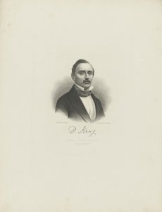 Diederich Krug zongoraművész és zeneszerző portréja 1821-1880, c. 1850.
