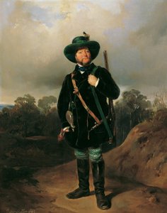 Josef Strommer mint vadász alkotó: August von Pettenkofen