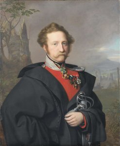 Német: Portré Georg Kasimir Isenburg-Philippseich örökös grófja Georg Kasimir Isenburg-Philippseich örökös grófjának portréja