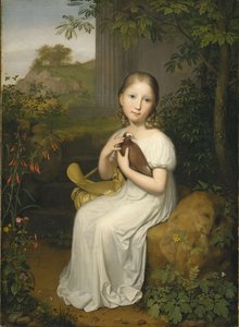 Louise Bose grófnő gyermekkori portréja