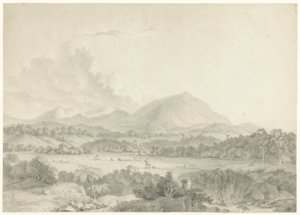 jávai táj alkotó: Auguste Antoine Joseph Payen