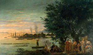 Pfahlbaudorf aus der Bronzezeit