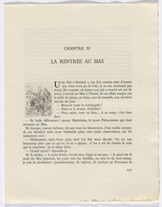 Frédéric Mistral: Mémoires et Recits by Frédéric Mistral: épületek és fák (131. oldal) alkotó: Auguste Brouet
