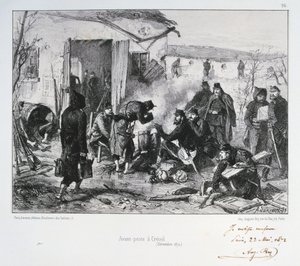 Francia előretolt őrhely Creteilben, Párizs ostroma, francia-porosz háború, 1870. december 1872.