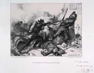 Kézi harc, Párizs ostroma, francia-porosz háború, 1870 1871
