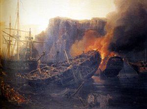 Franciául:  1827 A navarinói csata estéje