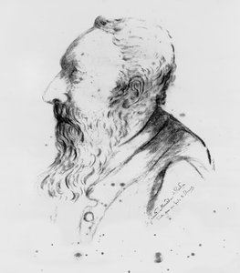 Auguste Rodin szobrászművész portréja