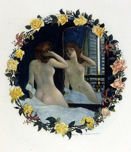 Illusztráció: Auguste François Gorguet (1862 - 1927) Anatole France (1844 - 1924) "Le Lys rouge" című művéhez. 1894.