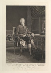 Charles Maurice de Talleyrand-Périgord portréja, 1808 után. alkotó: Auguste Gaspard Louis Desnoyers