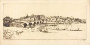 Angers – Panoráma alkotó: Auguste Lepere