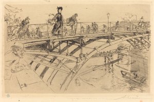 Művészetek hídja (Le pont des Arts) alkotó: Auguste Lepere