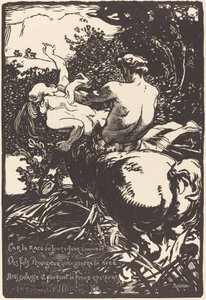 Kentaur (A kentaur) alkotó: Auguste Lepere