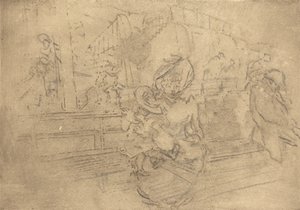 Indulás Greenwichbe Indulás pour Greenwich, 1891. alkotó: Auguste Lepere