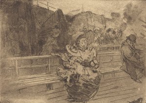 Indulás Greenwichbe Indulás pour Greenwich, 1891. alkotó: Auguste Lepere