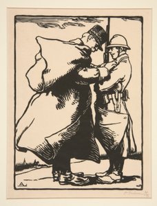 Le G?n?ral Joffre d?core (Joffre Decorates tábornok), a La Guerre de 1914-ből, első sorozat, 1. sz. 12 alkotó: Auguste Lepere