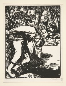 A Francs-Tireurs (Sharpshooters), Az 1914-es háborúból, első sorozat, 1. sz. 11 alkotó: Auguste Lepere