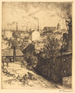 St. Denis szuvenírje alkotó: Auguste Lepere