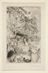 Vasárnap délután Nantes-ban alkotó: Auguste Lepere