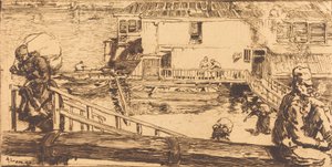 A mosóház A mosóház, 1891. alkotó: Auguste Lepere