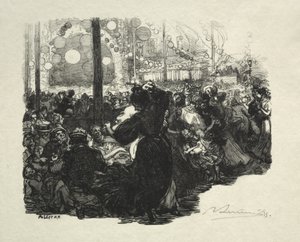 július 14., Rue de Belleville, 10 óra. alkotó: Auguste Louis Lepère