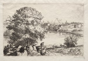 Angers: Szent Miklós-tó alkotó: Auguste Louis Lepère