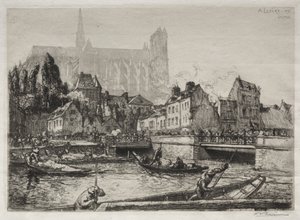 Vegetables-Amiens érkezése alkotó: Auguste Louis Lepère