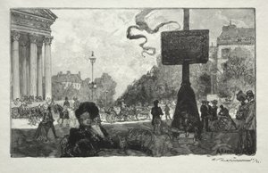 A Royal Street sarka alkotó: Auguste Louis Lepère